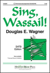 Sing, Wassail! SATB choral sheet music cover